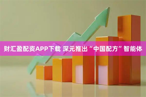 财汇盈配资APP下载 深元推出“中国配方”智能体