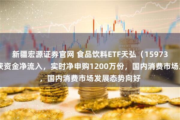 新疆宏源证券官网 食品饮料ETF天弘(159736)连续5日获资金净流入,实时净申购1200万份,国内消费市场发展态势向好